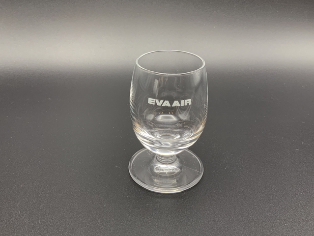Cordial glass: EVA Air
