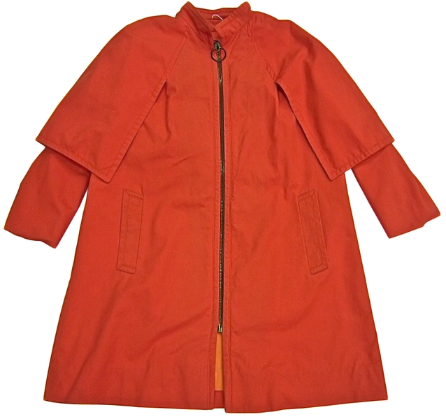 Image: air hostess cape coat: TWA (Trans World Airlines), winter