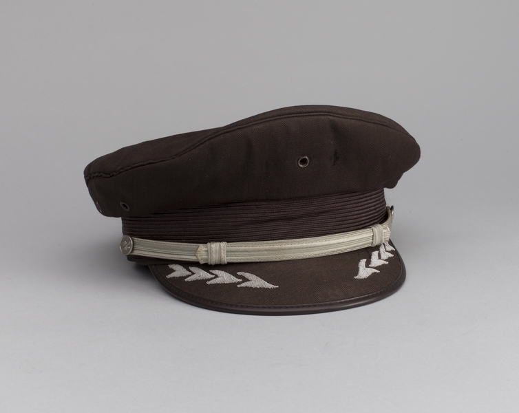 Image: flight officer cap: Hughes Airwest