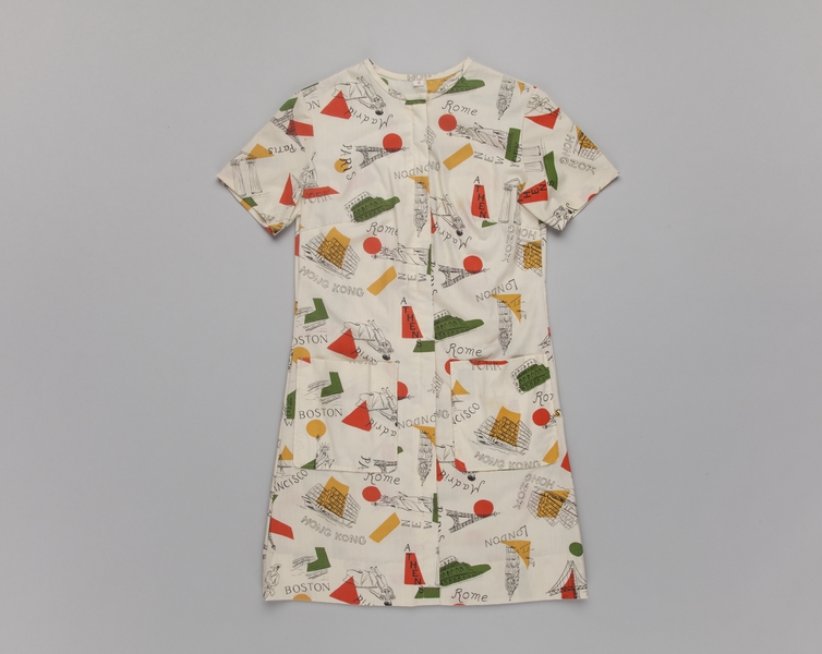 Image: air hostess smock: TWA (Trans World Airlines), winter