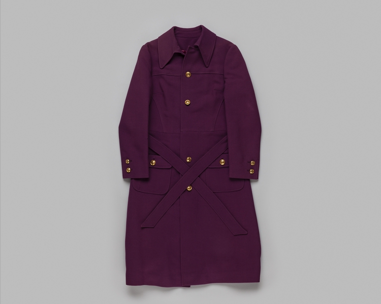 Image: flight attendant coat: TWA (Trans World Airlines)