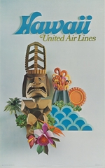 Image: poster: United Air Lines, Hawaii