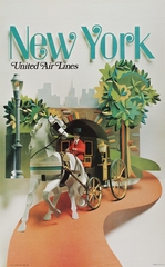 Image: poster: United Air Lines, New York