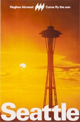 Image: poster: Hughes Airwest, Seattle