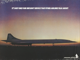 Image: poster: Singapore Airlines, Concorde
