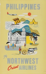Image: poster: Northwest Orient Airlines, Philippines