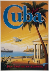 Image: poster: Pan American Airways, Cuba