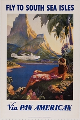 Image: poster: Pan American Airways, South Sea Isles
