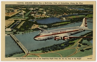 Image: postcard: Capital Airlines