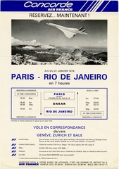 Image: timetable: Air France, Concorde