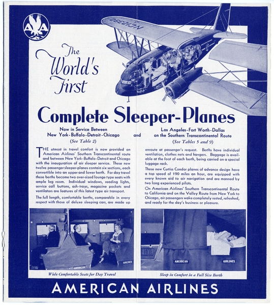Image: timetable: American Airlines