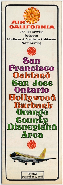 Image: timetable: Air California