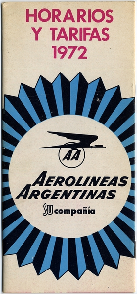 Image: timetable: Aerolineas Argentinas