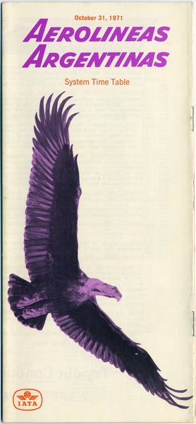 Image: timetable: Aerolineas Argentinas
