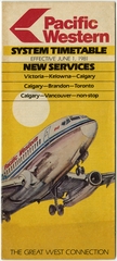 Image: timetable: Pacific Western Airlines (PWA)