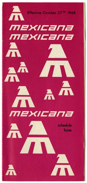 Image: timetable: Mexicana Airlines