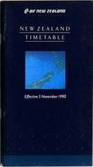Image: timetable: Air New Zealand, domestic edition
