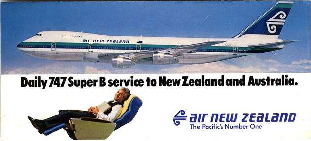 Timetable: Air New Zealand, U.S. / Australia / New Zealand, Boeing 747B