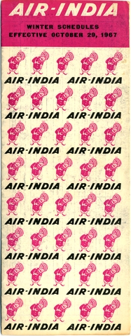 Timetable: Air India, winter edition