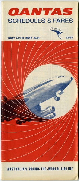 Image: timetable: Qantas Airways