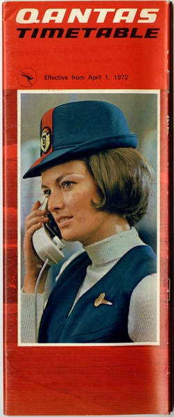 Image: timetable: Qantas Airways