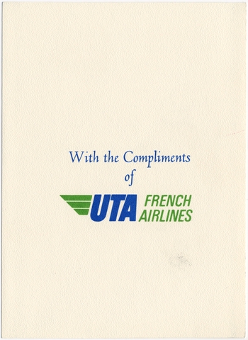Timetable: UTA (Union de Transports Aériens)
