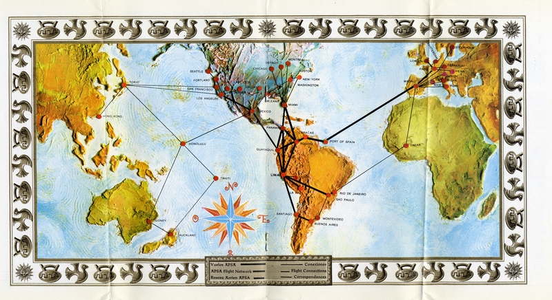 Image: timetable: Aerolineas Peruanas (APSA)