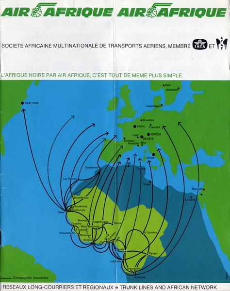 Image: timetable: Air Afrique
