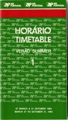 Image: timetable: Air Portugal, summer schedule