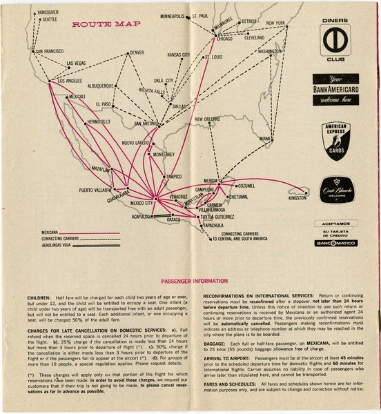 Image: timetable: Mexicana Airlines