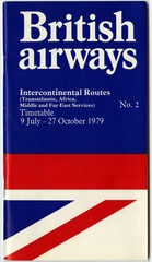 Image: timetable: British Airways, intercontinental