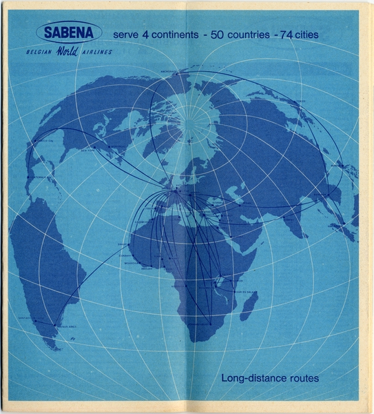 Image: timetable: Sabena Belgian World Airlines