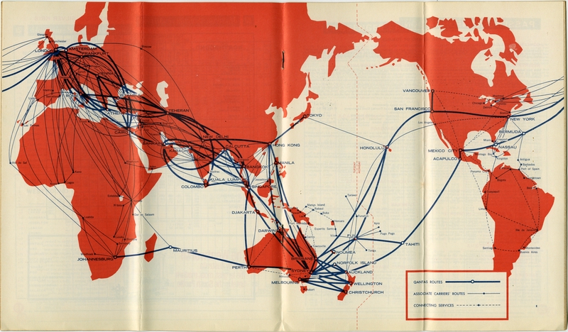 Image: timetable: Qantas Airways