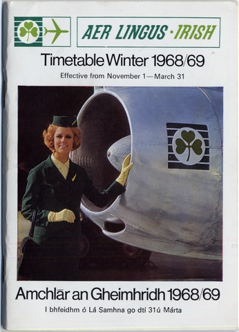 Timetable: Aer Lingus, winter schedule