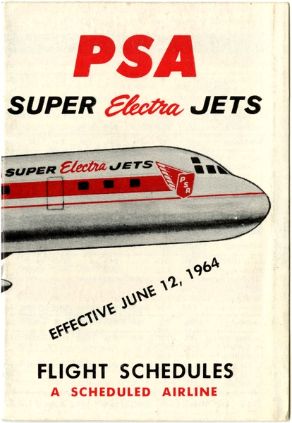 Image: timetable: Pacific Southwest Airlines (PSA)