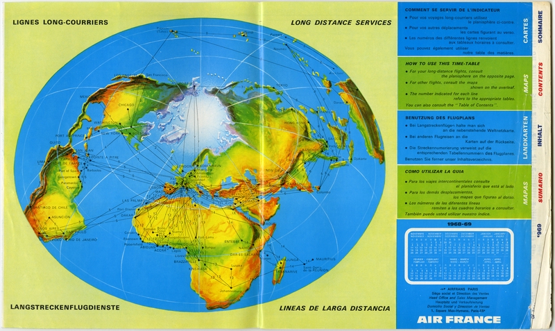 Image: timetable: Air France