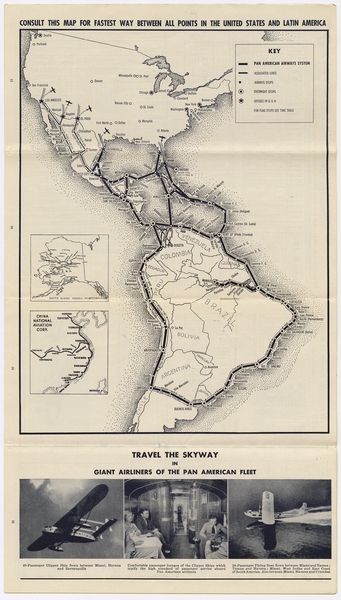 Image: timetable: Pan American Airways System