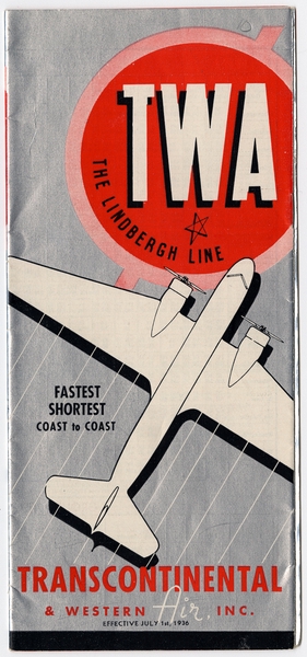 Image: timetable: Transcontinental & Western Air (TWA)