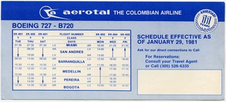Image: timetable: Aerotal