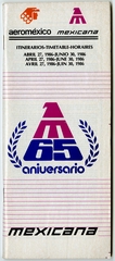 Image: timetable: AeroMéxico, Mexicana Airlines