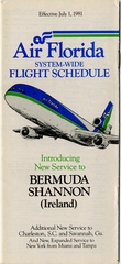 Image: timetable: Air Florida