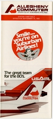 Image: timetable: Allegheny Commuter, USAir