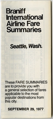 Image: timetable: Braniff International, Seattle