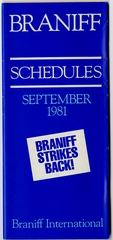 Image: timetable: Braniff International