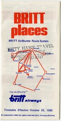 Image: timetable: Britt Airways