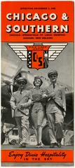 Image: timetable: Chicago & Southern Air Lines (C&S)