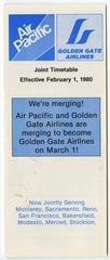 Image: timetable: Air Pacific, Golden Gate Airlines