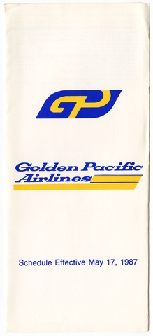 Timetable: Golden Pacific Airlines