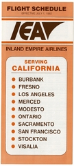 Image: timetable: Inland Empire Airlines