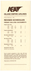 Image: timetable: Inland Empire Airlines